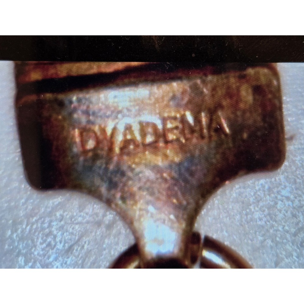 Vintage Dyadema Bronze Italy 9mm Omega Chain Necklace 17.5" - Picture 6 of 6